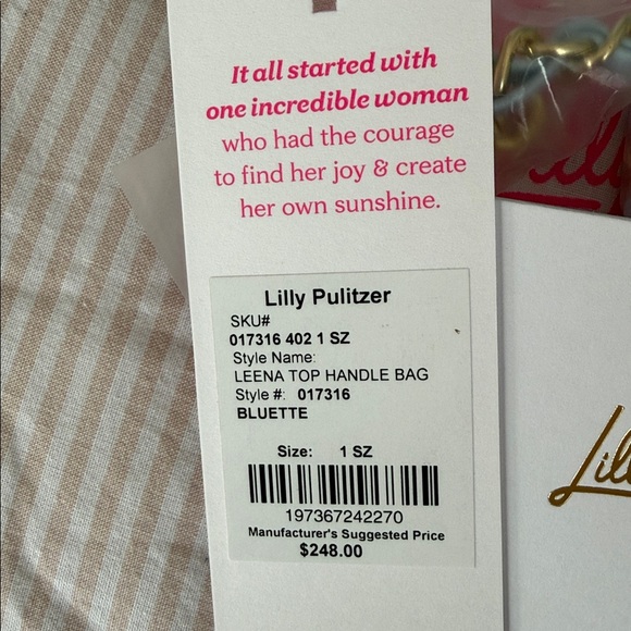 Lilly Pulitzer Leena Top Handle Bag in Blue - Picture 14 of 14